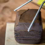 Patricia Shone in her studio 2018